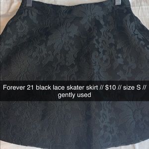 Forever 21 Skirts - Black skater skirt Forever 21 Skirts - Black skater skirt